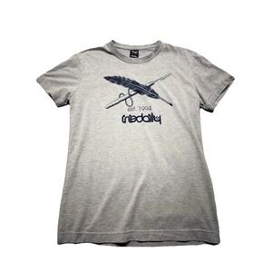 Iriedaily Women's Gray Graphic Short-Sleeve T-Shirt - Size Small